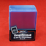 Top loading card holder