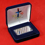 Cross Display Case for Horizontal Silver Bars