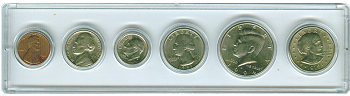 Marcus 6 piece year set coin strip