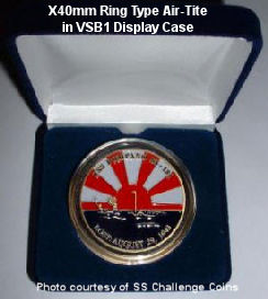 Military Challenge Coin in Air-Tite Coin Holder