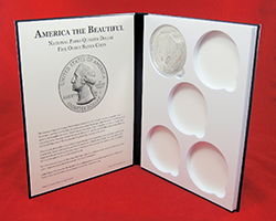America The Beautiful 5 oz. Silver Round Coin Album