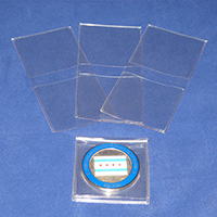 Non-Plasticized 2x2 Coin Flips